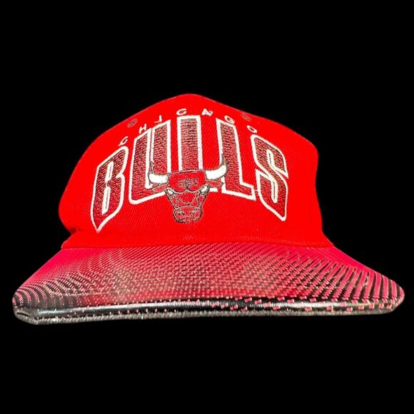 Chicago Bulls - Mitchell & Ness Hardwood Classic - NBA Snapback Hat Cap - Red - Picture 2 of 13